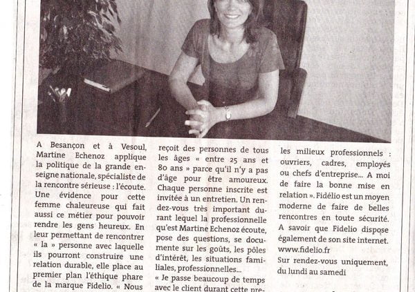 Une histoire d'amour sérieuse depuis 40 ans