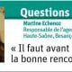 question a martine echenoz