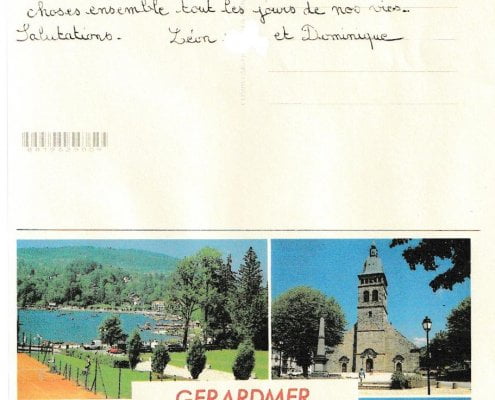 Témoignage carte postale