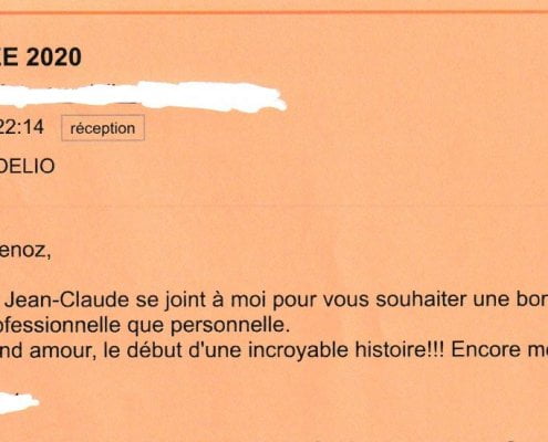 Témoignage meilleurs voeux